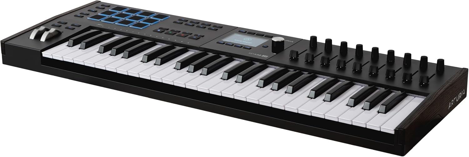 Arturia KeyLab 49 mk3 Black — 49 Key USB MIDI Keyboard Controller with Analog Lab Pro Software Included