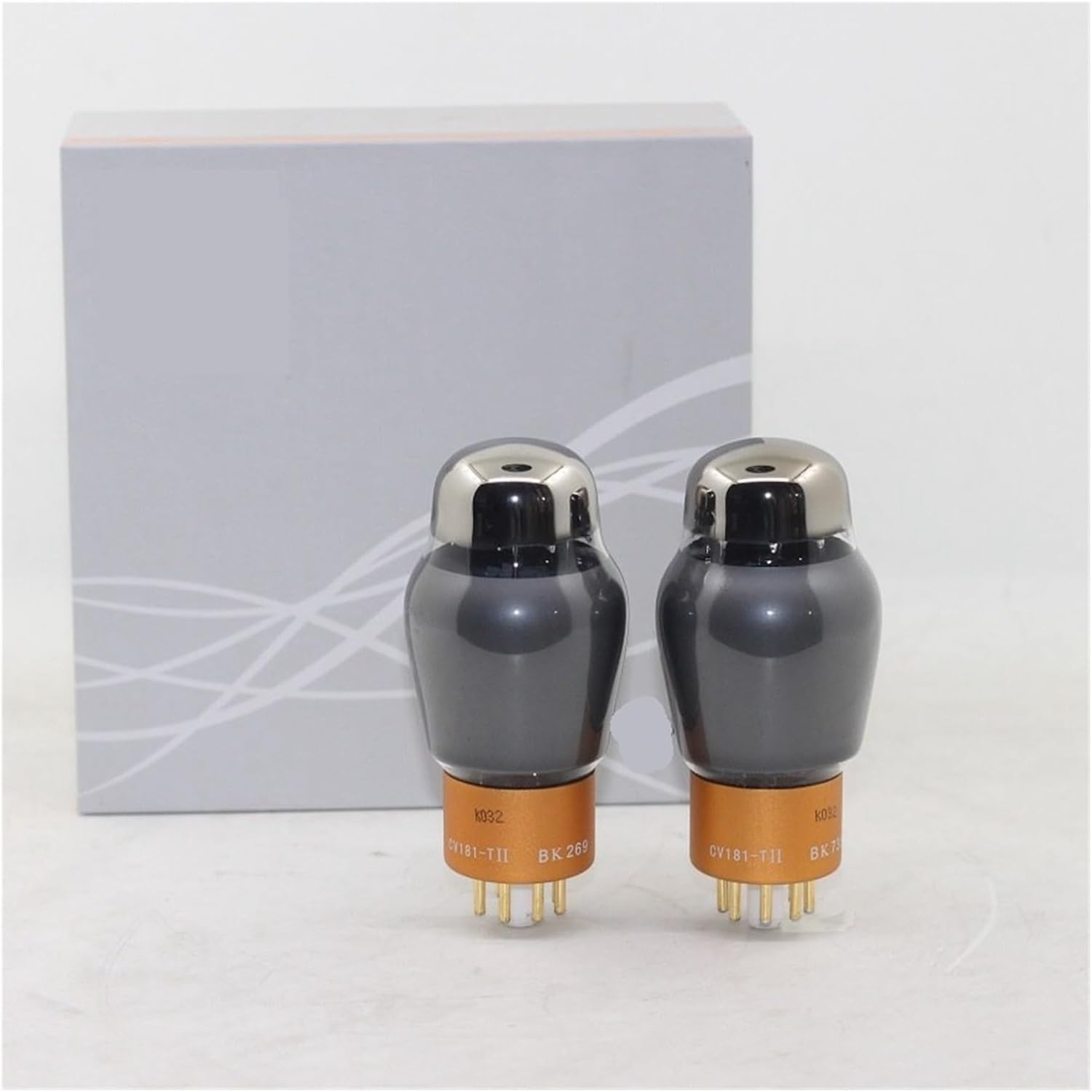 CV181-TII Tube Precision Matching Replacement CV181 6SN7 6N8P Tube Amplifier(2 Pieces paired)