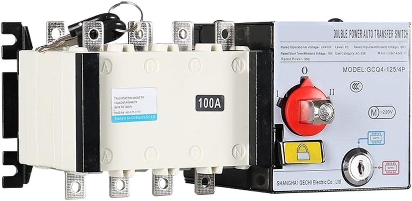 Double Power Automatic Transfer Switch GCQ4 Isolated PC-Level Generator Switch fire-Fighting Dual Power Automatic Transfer Switch(4P3200A)