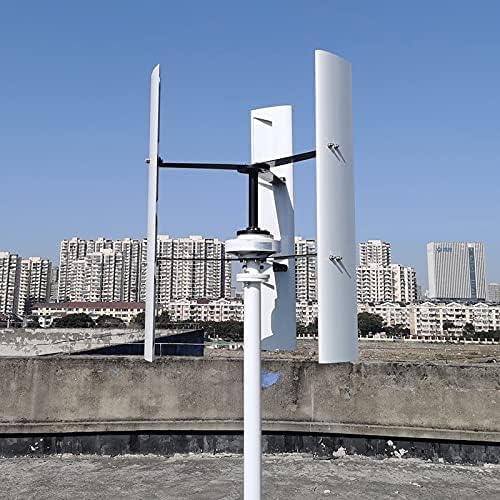CAJUCA 9000W Vertical Wind Turbine,Magnetic Levitation Upright Wind Generator for Home Ship+Wind Power Controller for Home Ship