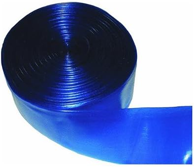 60-645-050 Pool Backwash Hose, Blue Transparent, 2-In. x 50-Ft. - Quantity 1212