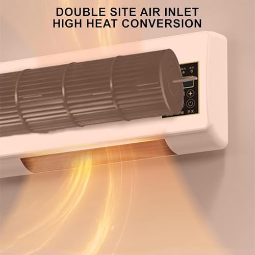 Mini Aire Acondicionado Portátil De Pared Wall Air Conditioner Fan Multifuntional for Bedroom with Precise Remote Control 6h Programmable Timing