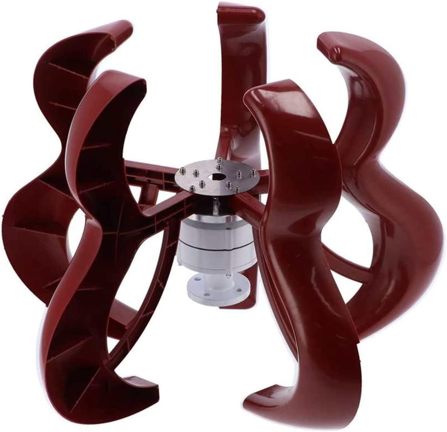 LiuSj JUnSt 8000W 12V 24V 48V Vertical Axis Wind Turbines,5 Blades with Controller Wind Power Generator Kit for Home Camping