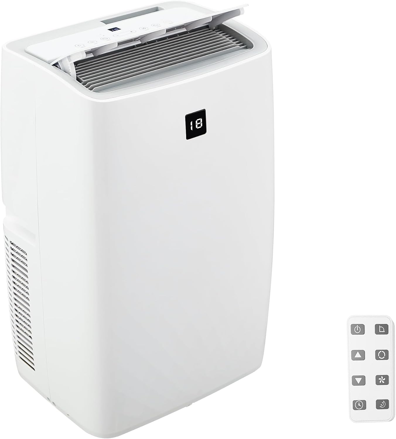 12000 Btu Portable Air Conditioners with Dehumidifier and Fan Mode, Portable AC Unit with Remote Control/LED Display, Cooling for Rooms Up to 550 Sq. Ft., 24H Timer & Quiet Operation for Home Office