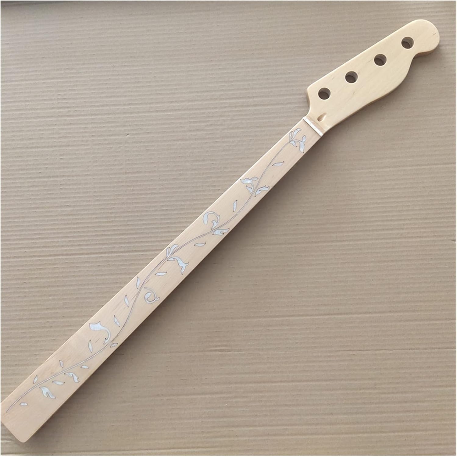 Fretless Bass Guitar Neck 20 Fret 4 String Maple Fingerboard for TL Electreic Bass Neck Unfinished Guitar Neck
