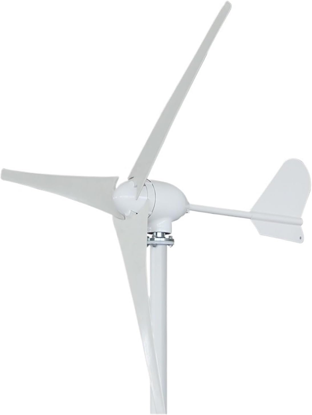 Wind Turbine Generator Kit, 500W Wind Turbine Generator with 3 Blade 2.5m/s Low Wind Speed Starting Wind Turbines for Hybrid Solar Wind System(5 Blades,12V)