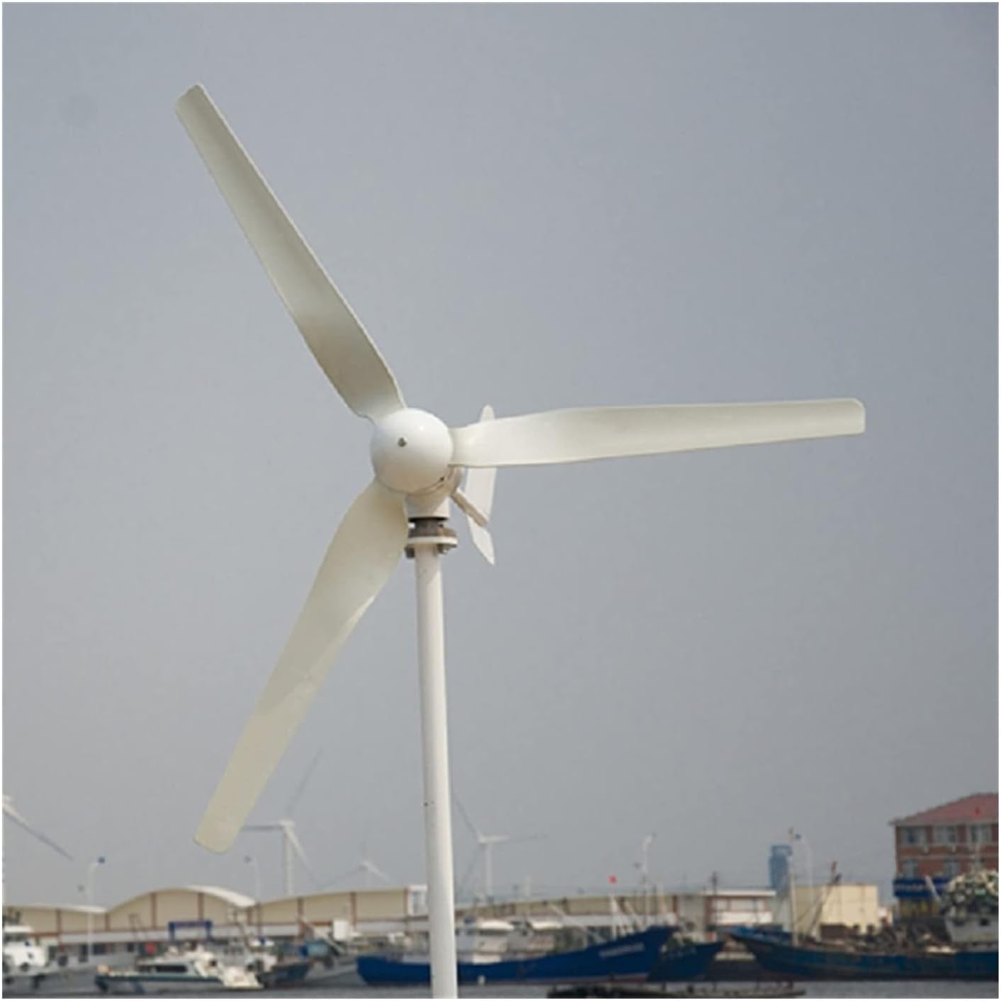 Wind Generator, 600W Horizontal Wind Turbine 24V/48V Optional With Power Controller For Load Home Lamp,for Home, Farm, RVs, Boats(Hybrid controller,3 BLADES_48V)