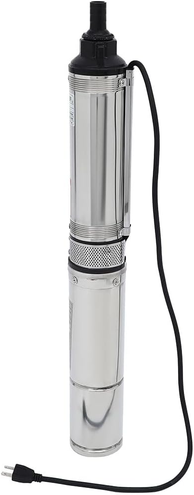 1/2 HP 110V 25GPM CCIYU 164ft Head Deep Well Water Pump for Swimming Pool Garden Tub Pond Flood Drain with Garden Hose Adapter