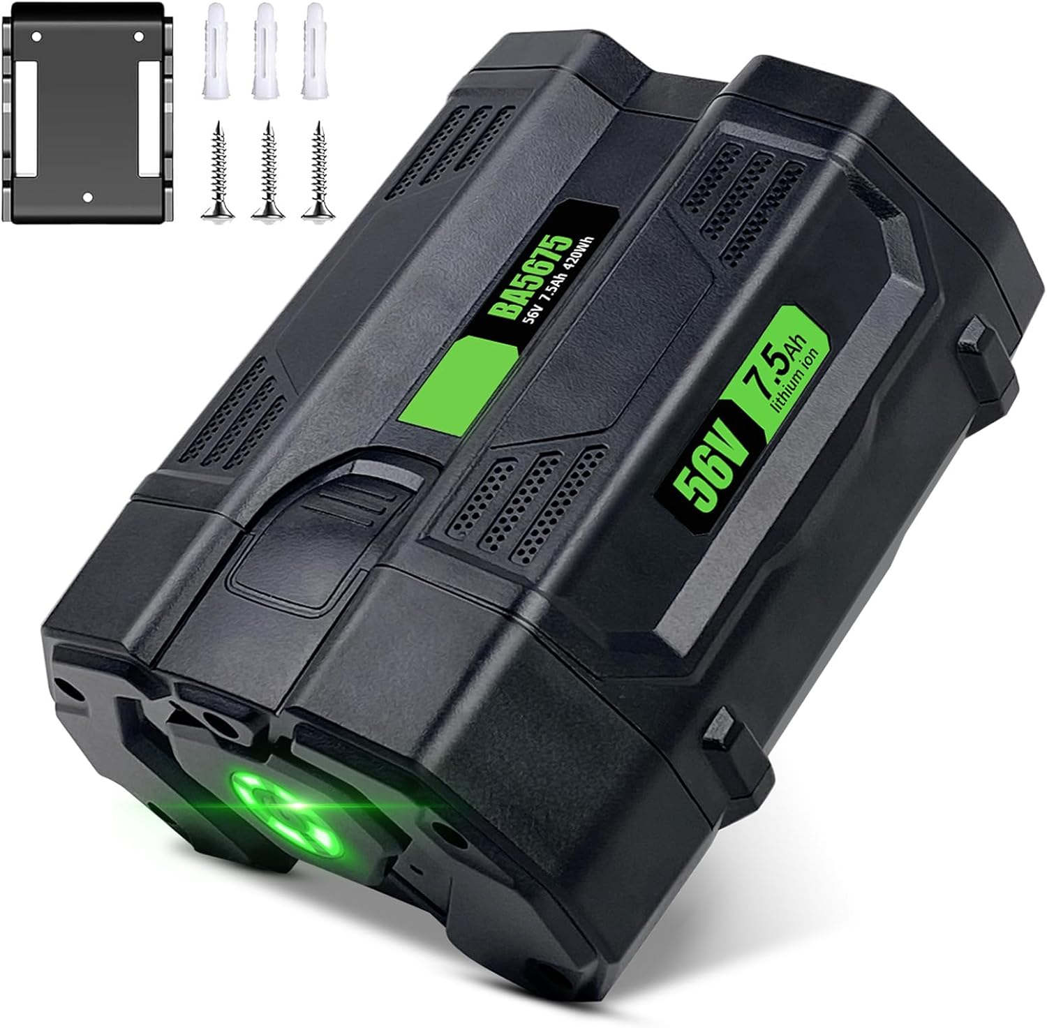 56V 7500mAh BA2800 Replacement battery for EGO Batteria 7.5Ah Lithium ion BA2800 BA4200 Fit for EGO Battery 56 Volt Conpatible with EGO 56 Volt CS1604 CS1804 CS1403 HT2400 LB6504 Power Tools