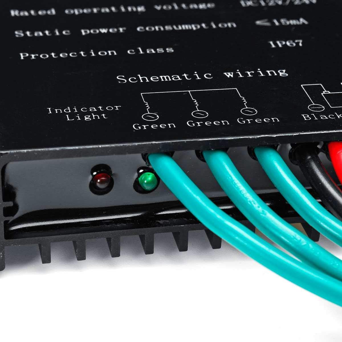 12V 24V 48V Wind Generator Charge Controller, 3000W-6000W MPPT Wind Charge Controller Wind Regulator Waterproof Suitable for Wind-Solar Power Generation