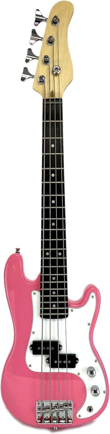 YOUTH Electric BASS Guitar PINK 4 String 36