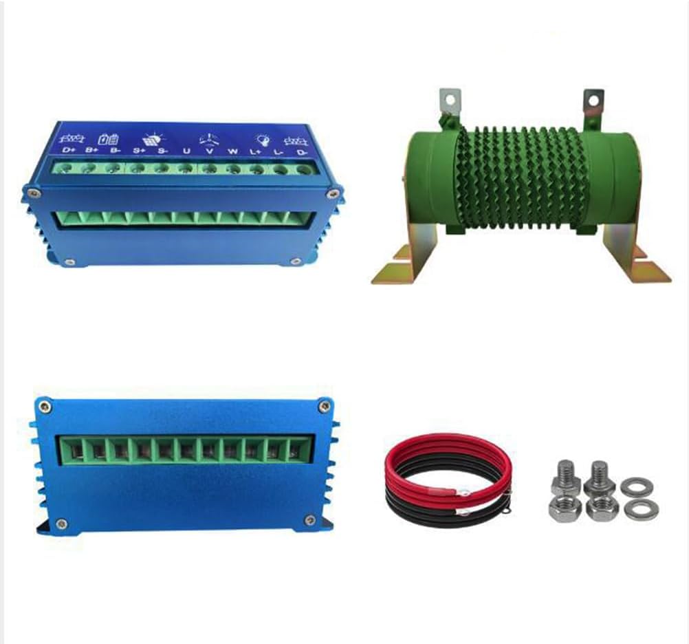 12V 24V 48V 12000W MPPT Hybrid Wind Solar Charge Controller, Wind Turbine PV System Regualtor for Home Battery