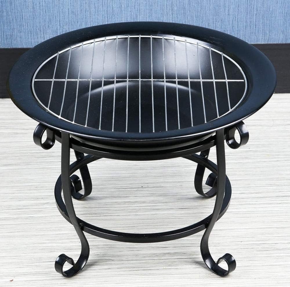 ItzZa Fire Pits Outdoor Wood Burning Firepit Fire Pit Garden Outdoor Patio Rustic Heavy Free Standing Round Bowl
