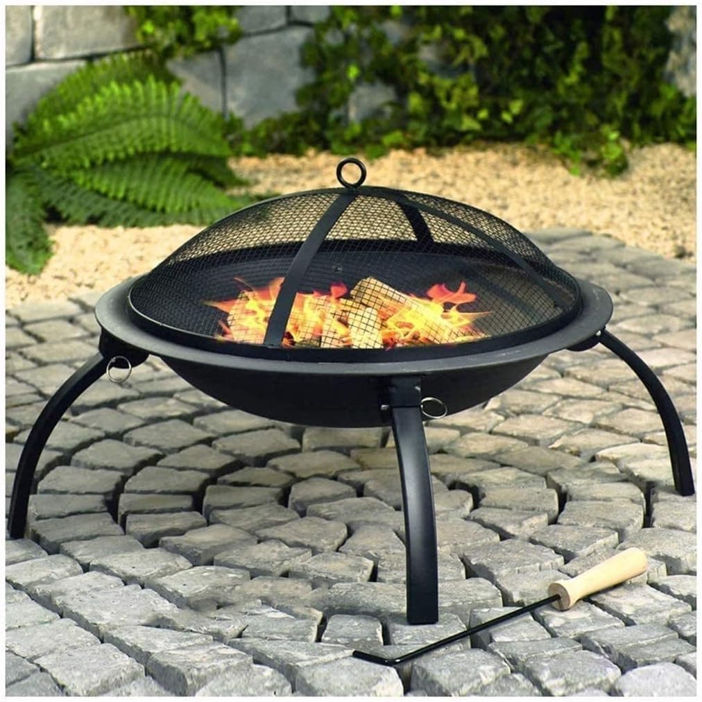 Fire Pits Outdoor Wood Burning Fire Large Bonfire Wood Burning Patio Coal Grill Firepit