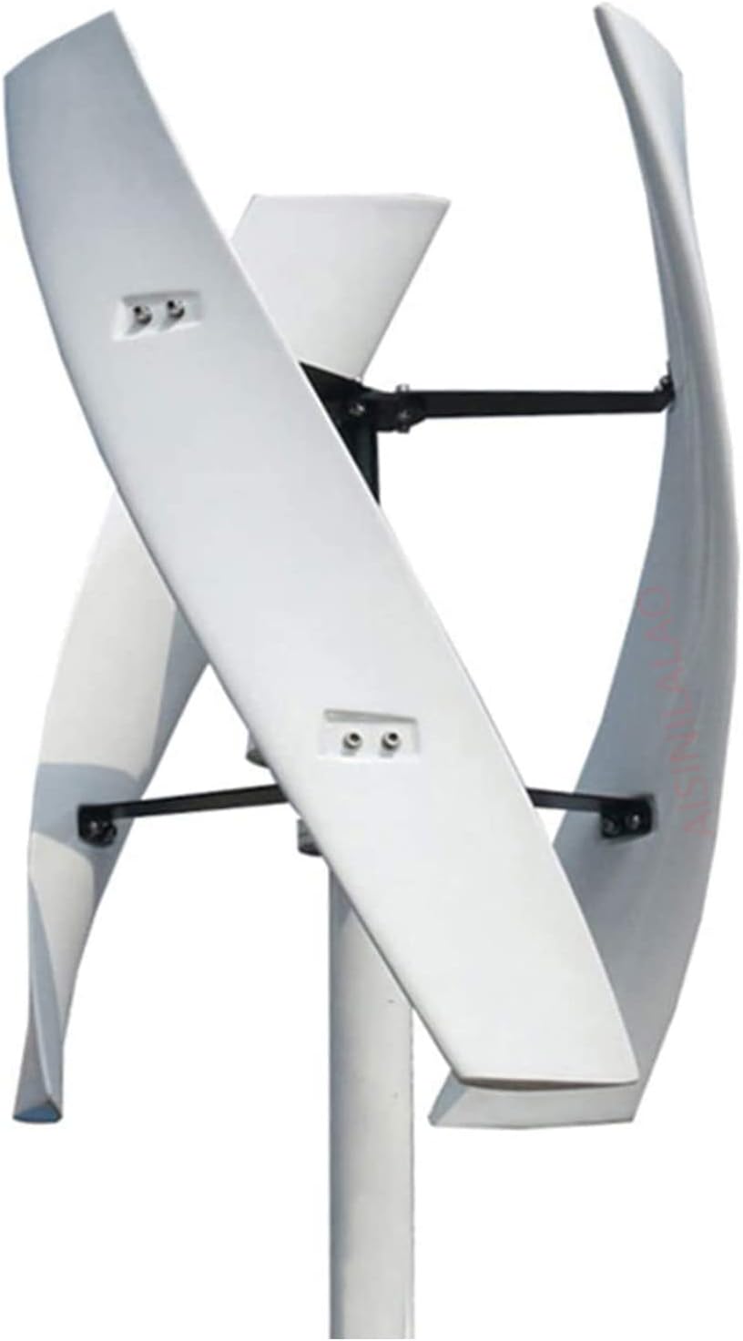 12000W Turbine Wind Turbine Generator Kit, 110V /220V 3Blades Lantern Vertical Axis Wind Turbine Generator, with Controller