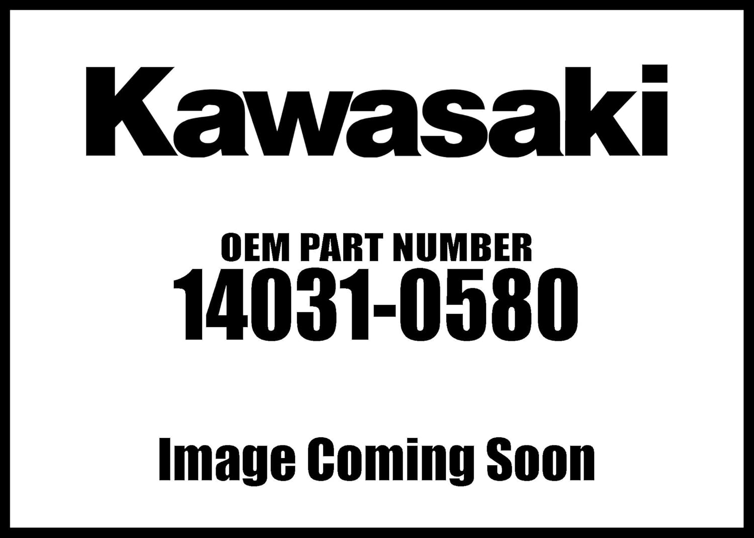 Kawasaki Cover-Generator 14031-0580