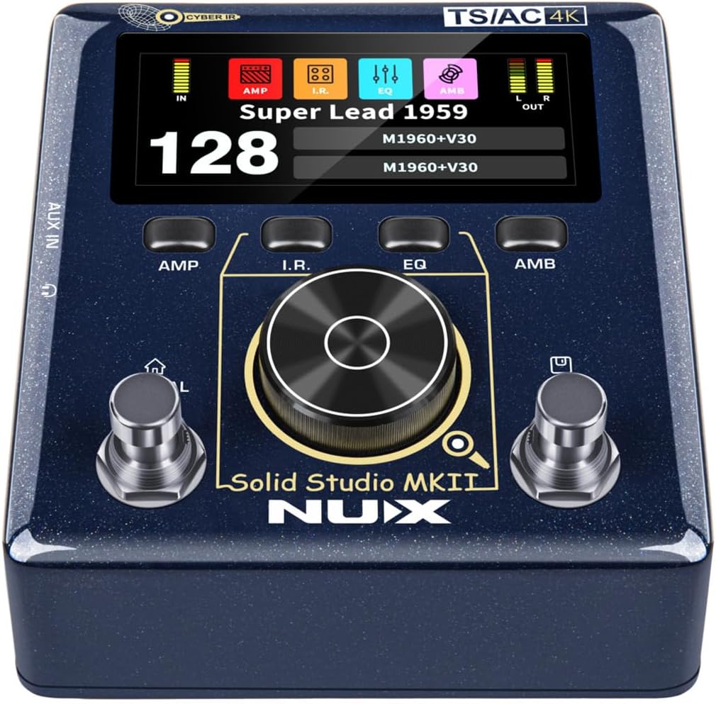 NUX Solid Studio MKII Preamp, Power Amp Simulator, IR Loader