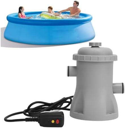 330 Gallon Cartridge Pool Filter Pump System Kit - Electric for Ground Pools