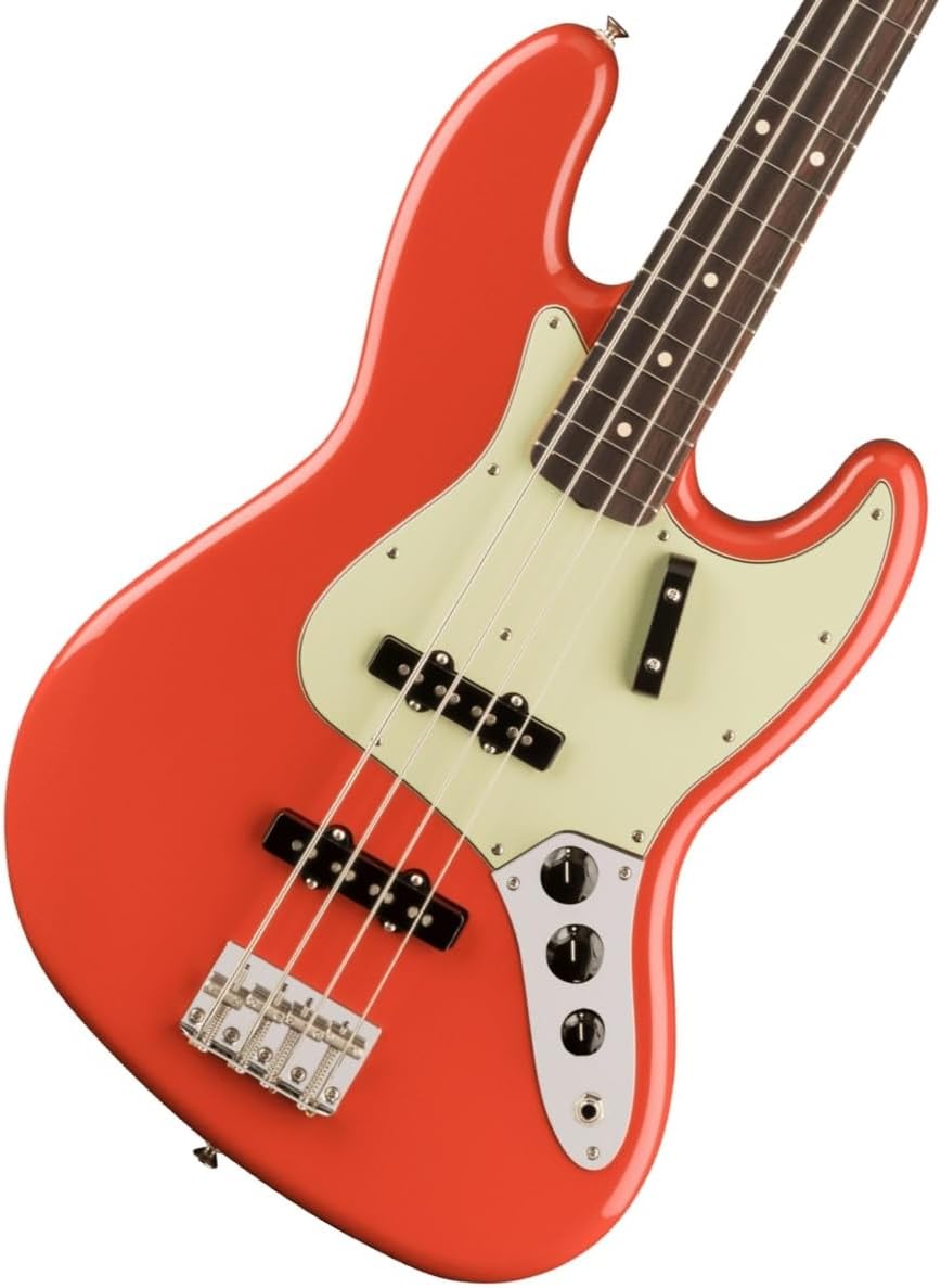 Fender Vintera II '60s Jazz Bass - Fiesta Red with Rosewood Fingerboard