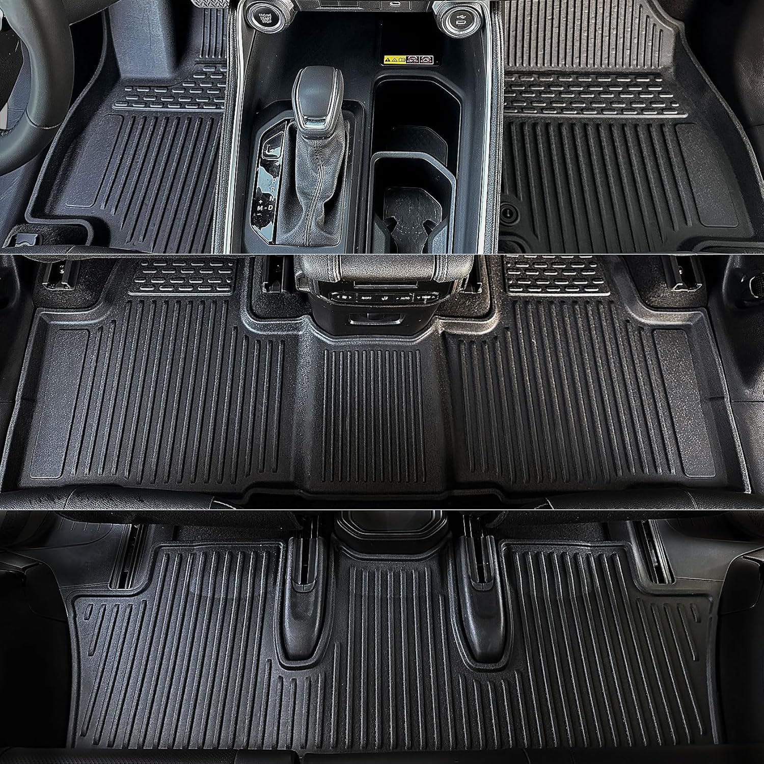 Floor Mats for Grand Highlander 2024 2025 2026 Accessories, Cargo Liner with Floor Mats 7 Seater for Toyota Grand Highlander Accessories