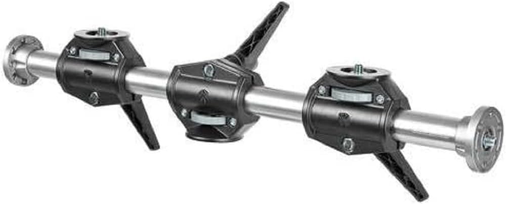 Manfrotto 131DD-14 Horizontal 4 Head Accessory Arm - Silver (For Mounting 2 Heads Vertically And 2 Heads Horizontally, 1/4