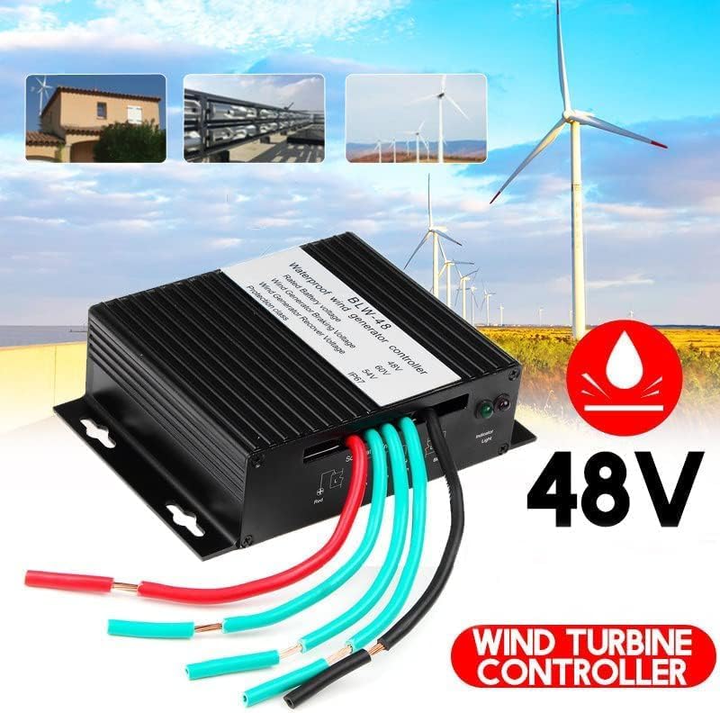 8000W Wind Turbine Generator MPPT Controller, 10A -40A 48V MPPT Wind Charge Controller for Wind Turbine Generator Water Proof