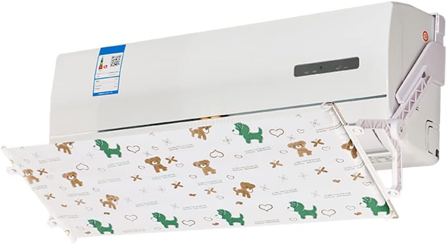 Adjustable air-Conditioning Wind Deflector, Universal for Indoor Office air conditioners,Butterfly
