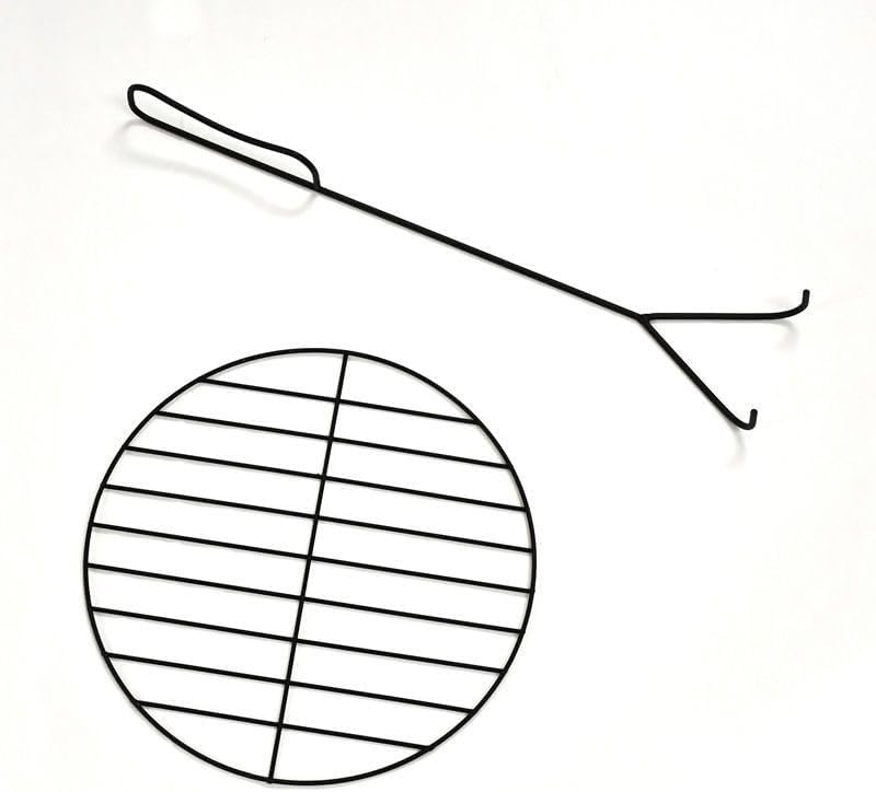 Outdoor Fireplaces Camping Fire Pit Bonfire Stove Activity Wood Basket Black Garden Decoration Heating Furnace with Baking Net Fire Pits