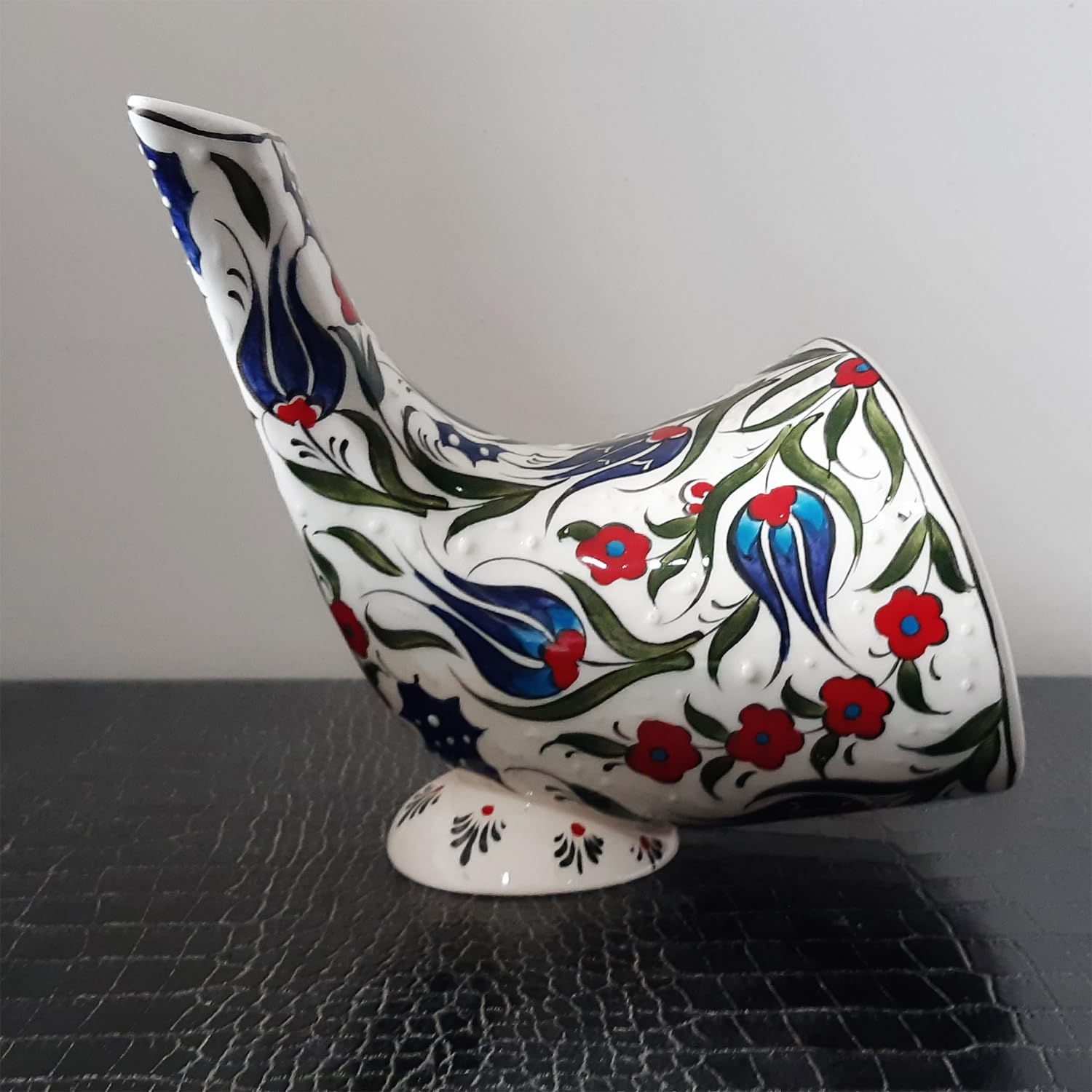 Handmade Ceramic Gramophone Speaker Amplifier Sound Bomb 