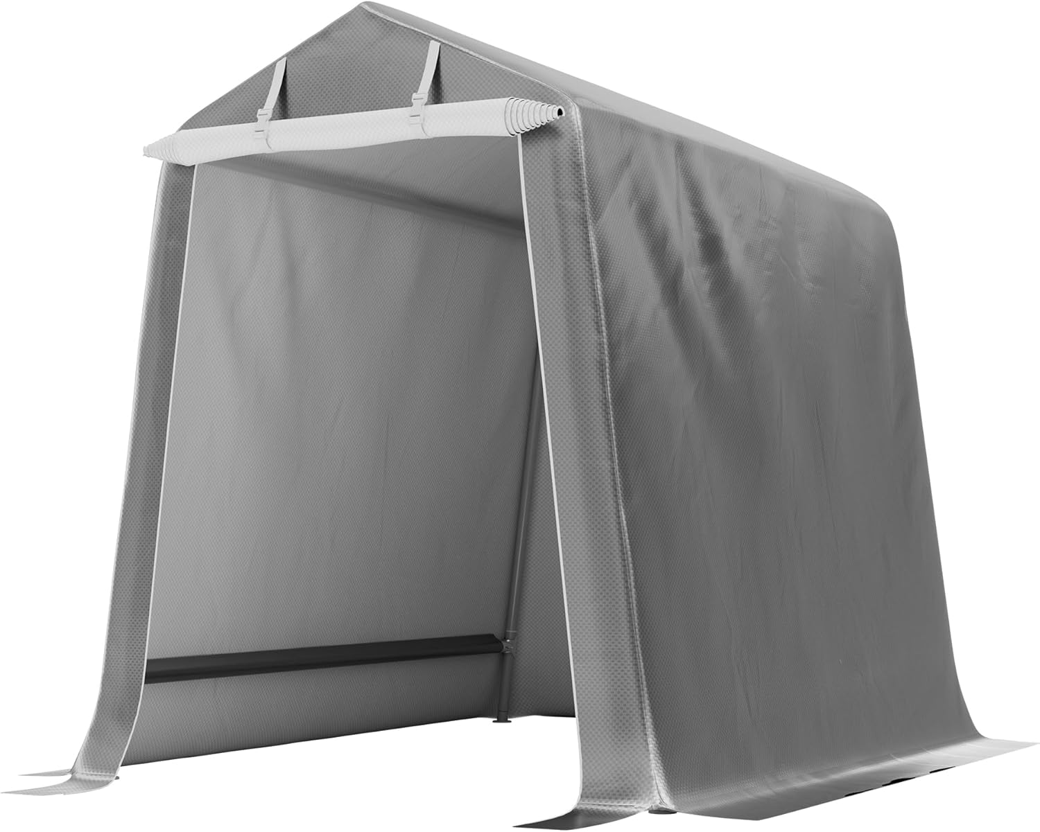 JYQAQA Storage Shelter, 8x6 ft Portable Shed, Outdoor Carport with Rolled up Zipper Doors, UV Resistant and Waterproof Outdoor Storage Shed for Motorcycle, Bike or Garden Tools Tent Shed