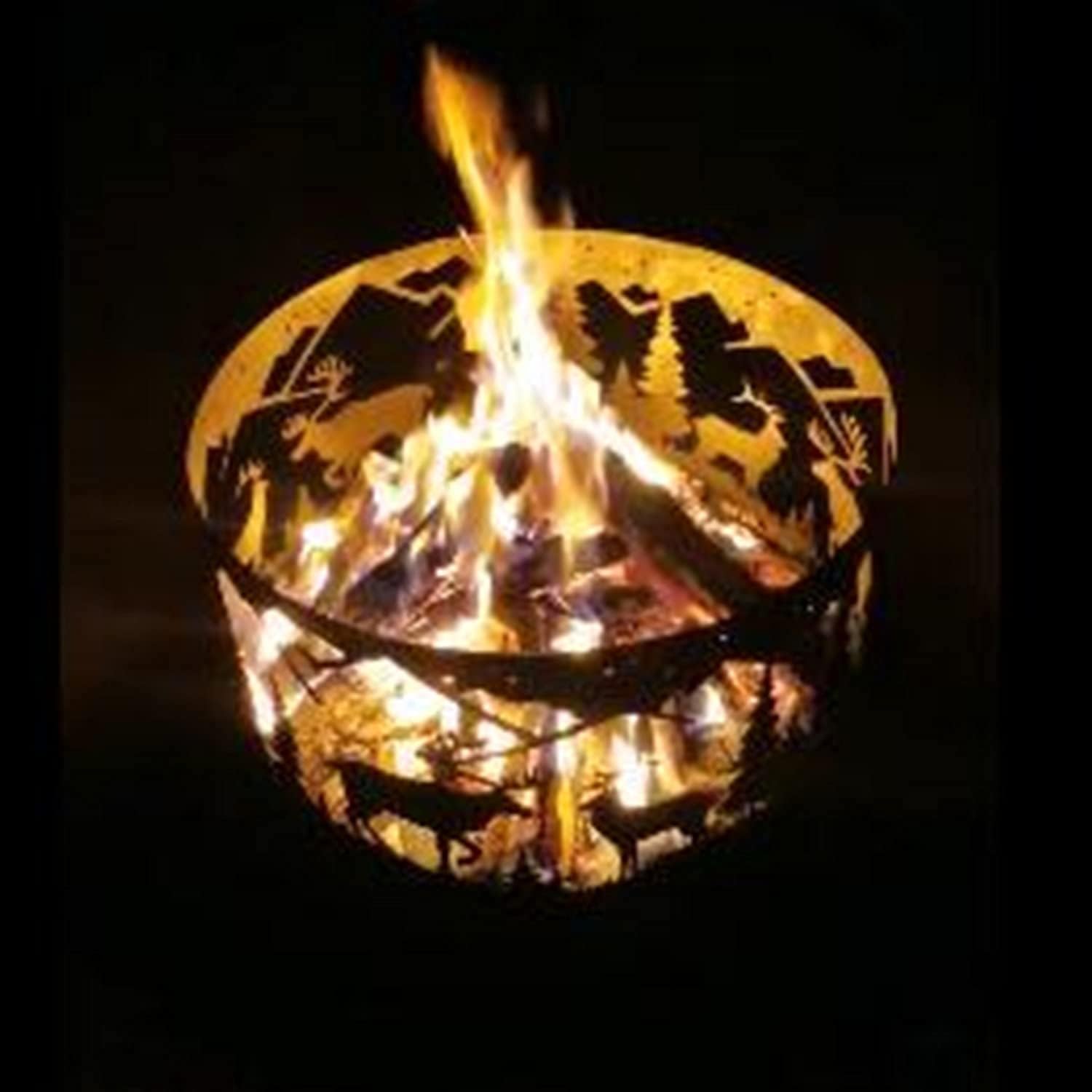 Creative Outdoor Fire Pits & Bowls, Bonfire Wood Burning Firepits, Courtyard Homestay Art Burning Platform, Hollow Elk Heating Basin, Decor Patio Heater