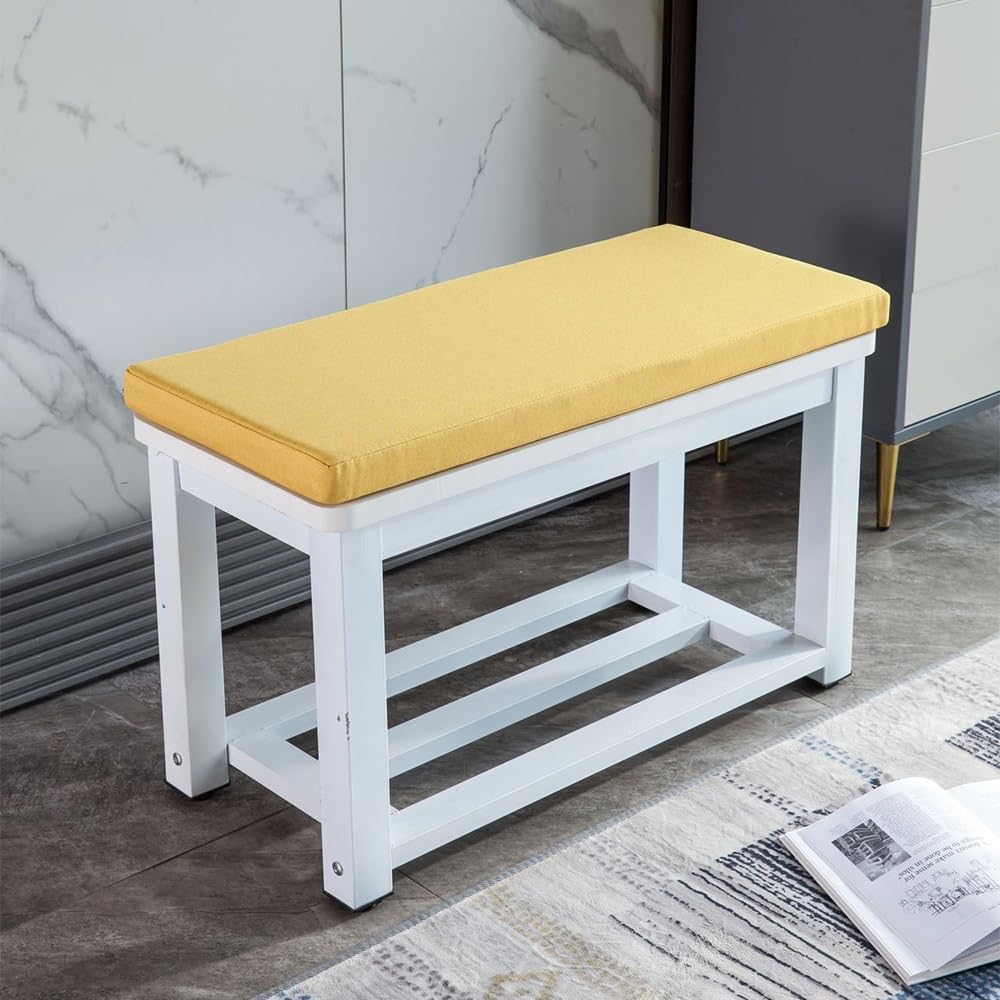 Bench Cushion for Outdoor/Indoor - 5cm Thick Non-Slip Patio Porch Swing and Bay Window Seat Cushion with Zipper, Comfortable Furniture Accessory