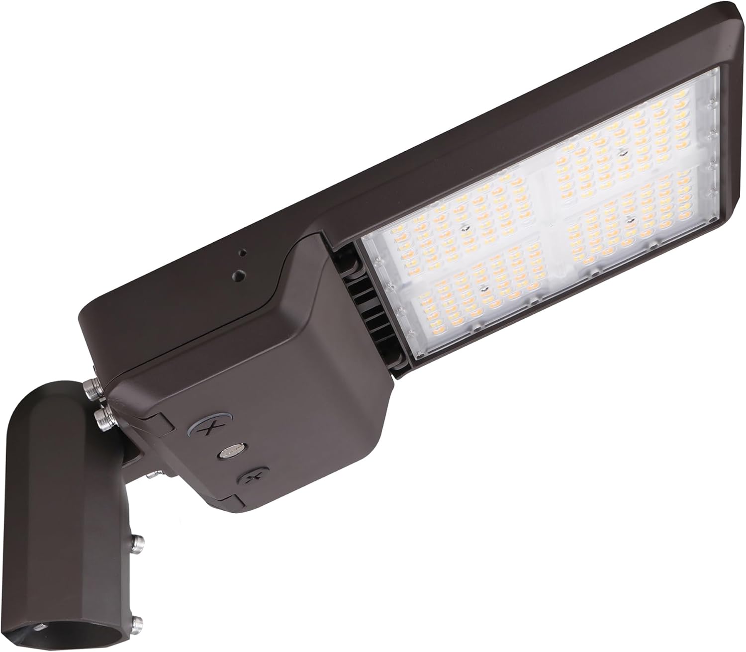 Paby 150W/120W/100W Parking Lot LED Area Light 21750LM Commercial Outdoor Lighting 3000K/4000/5000K Adjustable Slip Fitter Mount Industrial LED Shoebox Light for Roadways Stadium Sports Field Barn