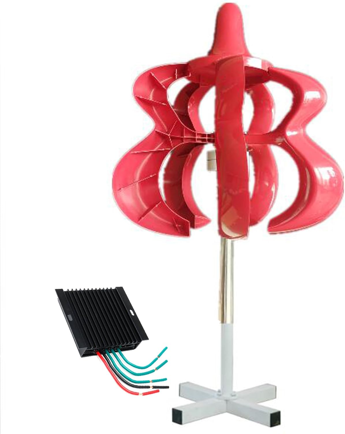 24v, Portable Wind Turbine12v/24V/48V/220V Compact Wind Power Generator with Charge Controller - Portable Wind Turbine for Camping and Emergency Power,16000W-48V