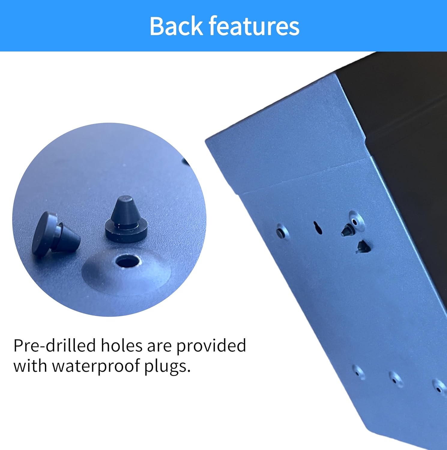 Temporary Distribution Box, It has Both 50A and 30A inlets, six 120V CFGI duplexes, one L14-30R Outlet, one L6-30R, and one TT-30R,Safe and Reliable Power on Any Construction site (Black)
