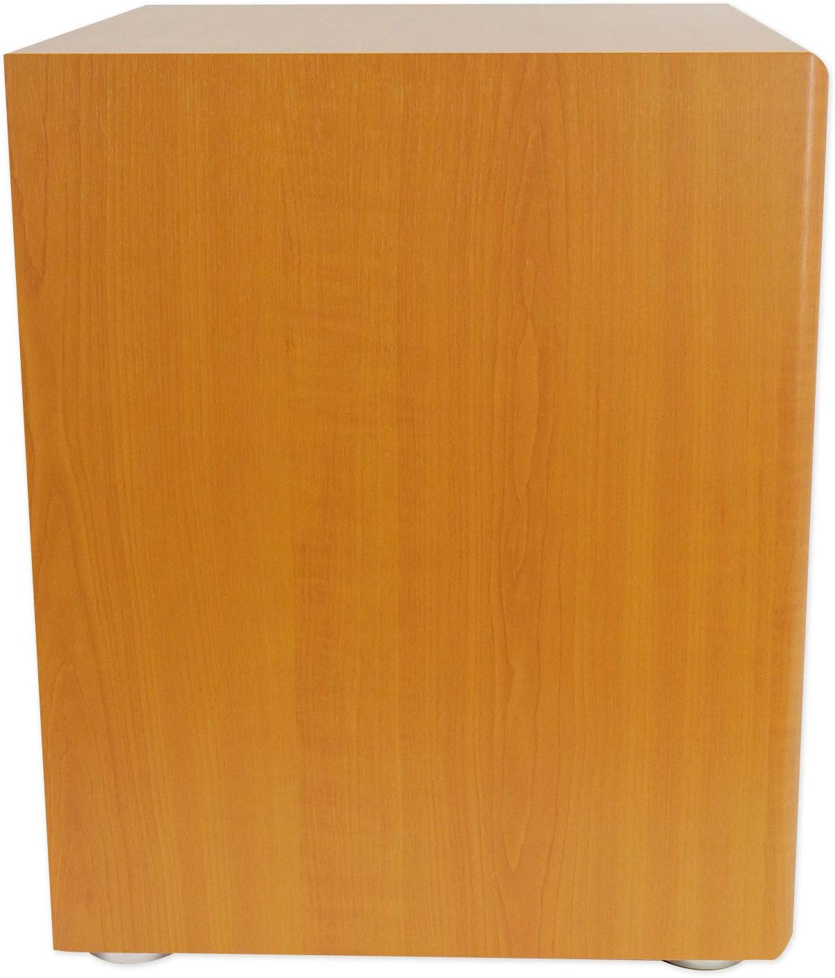 Rockville Rock Shaker 12 Wood 800W Peak/400W RMS Powered Home Theater Subwoofer 4 Ohm, Deep Bass, MDF Enclosure, RCA/High-Level Inputs, for Movies and Music