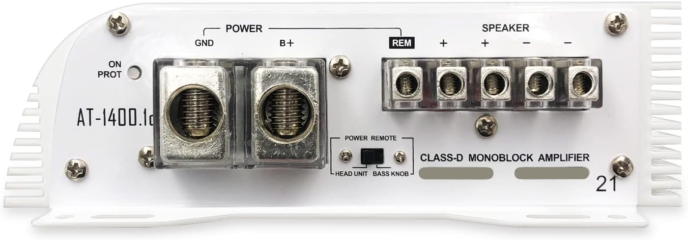 CT Sounds ATv2-1400.1d 1800 Watt Strappable Class D Car Monoblock Amplifier