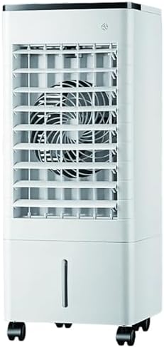 Swamp Cooler Air Conditioner Portable, 3-in-1 Evaporative Air Cooler, 3 Speeds 3 Modes, 90° Oscillation, 15h Timer, 2.4 Gal, 2 Ice Packs, Remote & Touch Control, Evaporative Cooling Fan