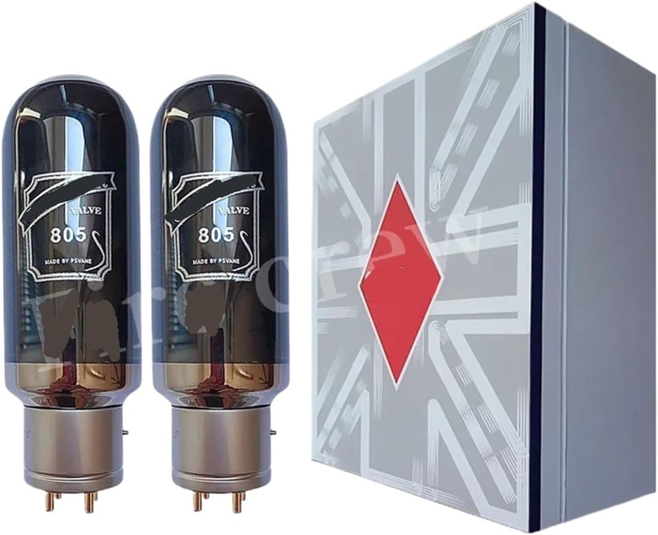 805 Tube Replaces 805A HiFi Audio Tube Amplifier kit DIY Precision Matching Four-Way(2pcs Matched Pair)