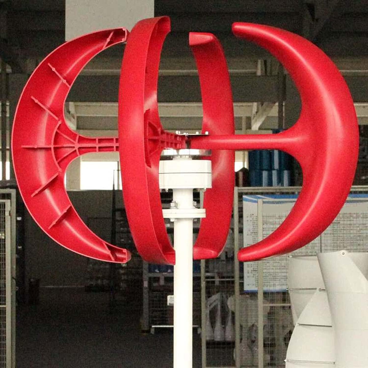 LiuSj JUnSt Wind Power Kit,Energy Windmill 2000W 4 Blades Vertical Axis Permanent Maglev Wind Turbine Generator Kit for Home Hybrids Streetlight