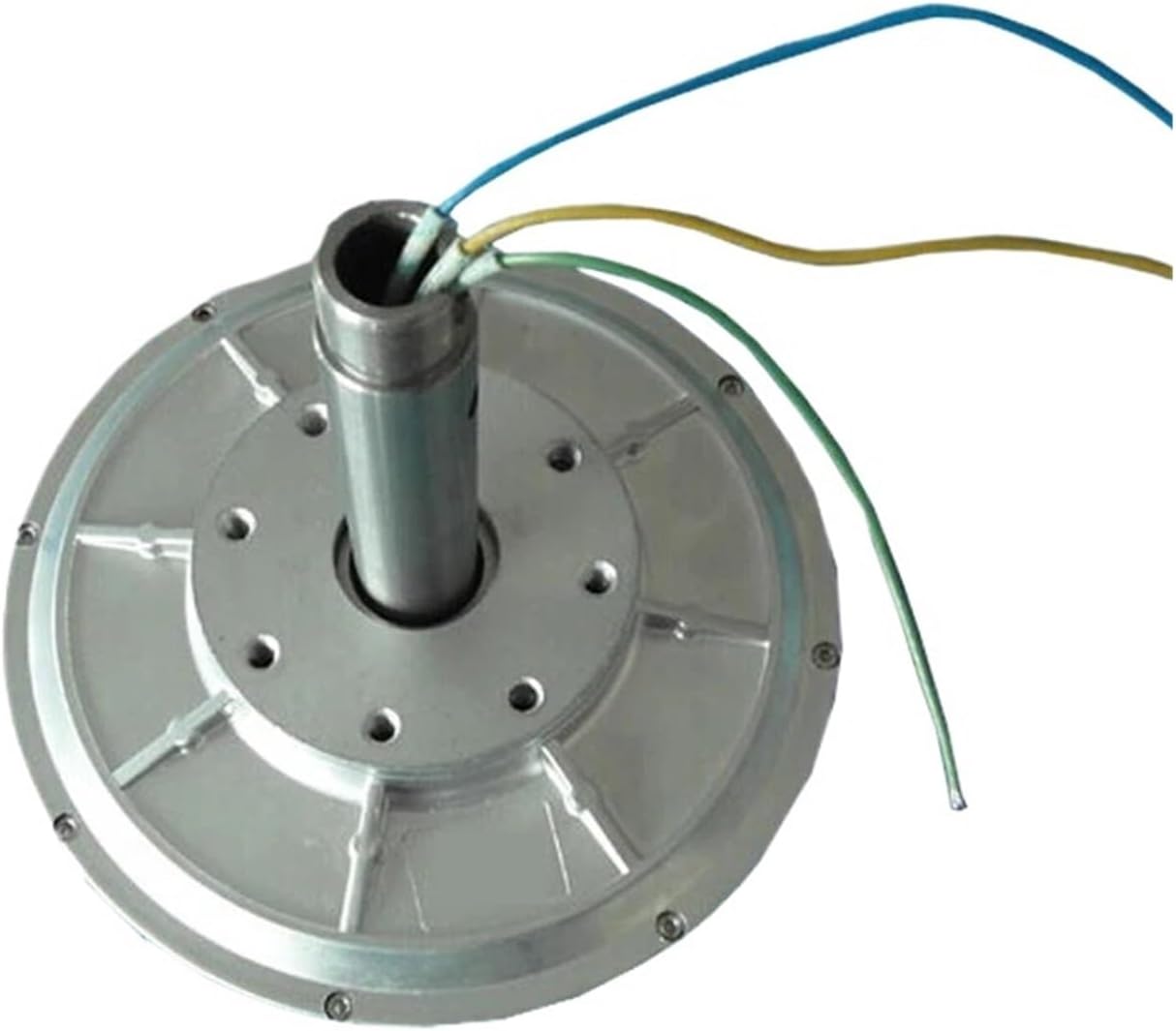 Wind Turbine Generator Kit, 100W Wind Generator 130RPM 12V 24VAC Coreless Permanent Magnet Generator Three Phase Low Wind Speed Starting Wind Turbine for Hybrid Solar Wind System(24VAC)