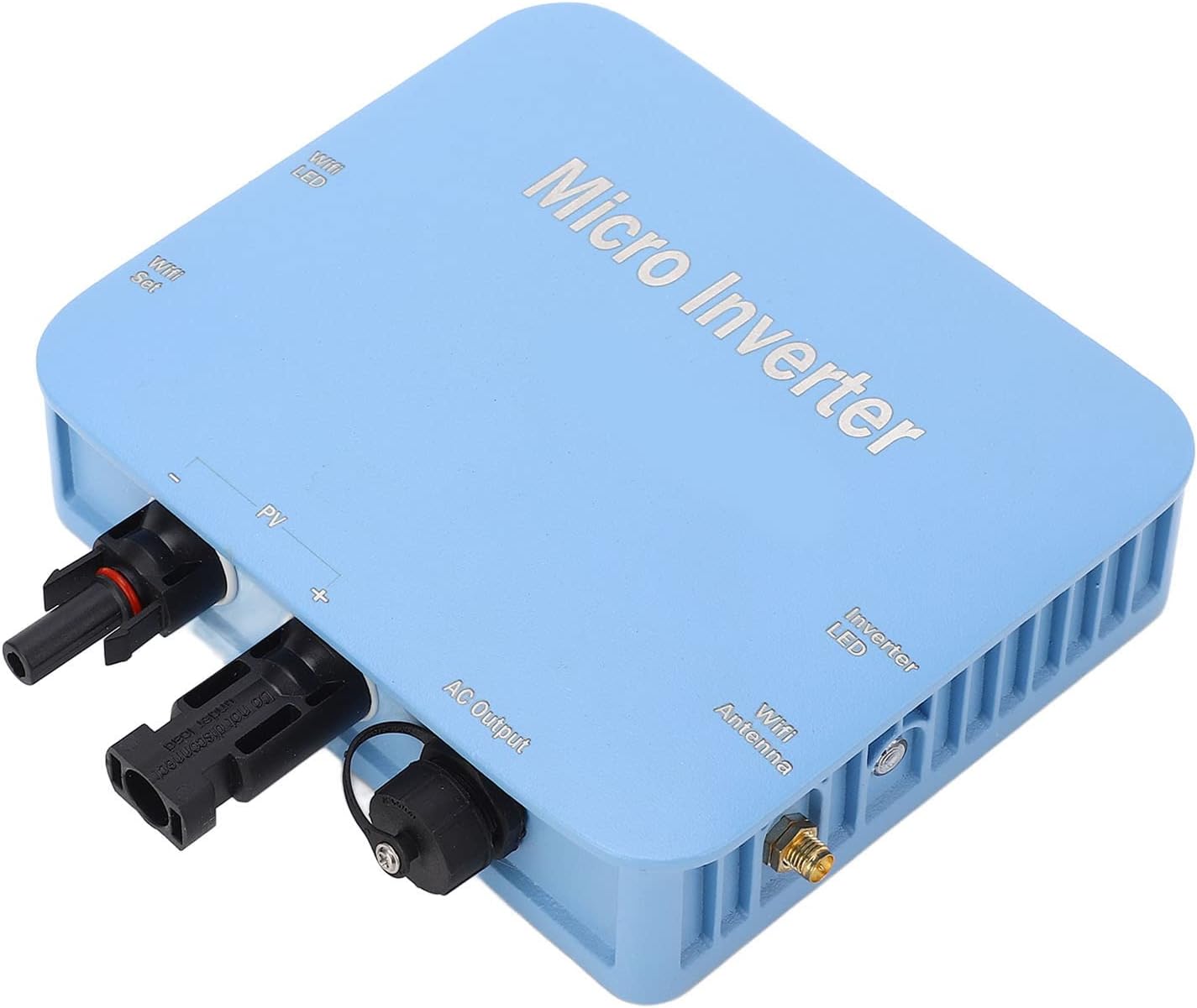 Yunir 600W Micro Solar Inverter for 2pcs 300W Solar Panels, MPPT Grid Tie Inverter with Wide Input Voltage (500W), Yunirzghrtxsuc1-14