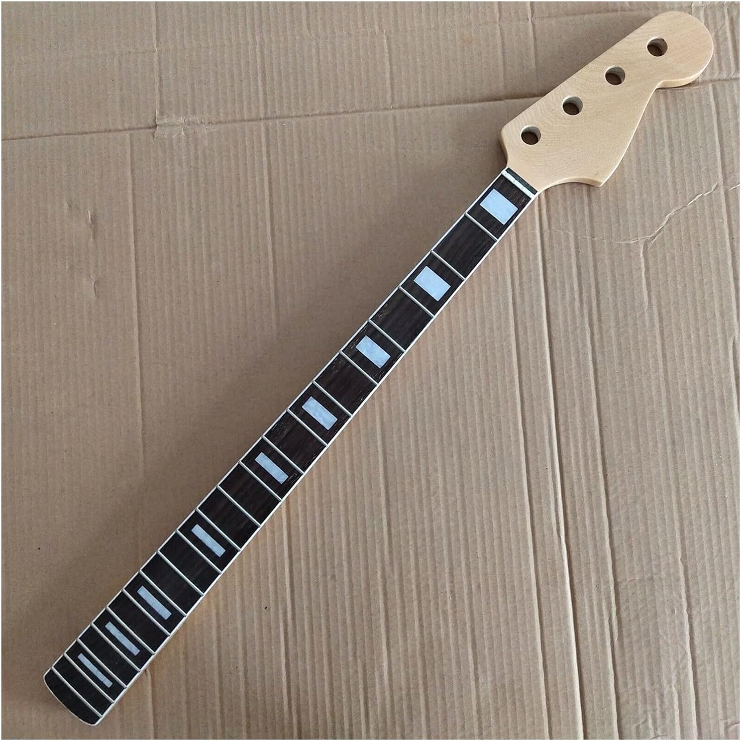 TSTS Maple 20 Fret Bass Guitar Neck 4 String Bass Neck Rosewood Fingerboard Guitar ​Neck Replacement