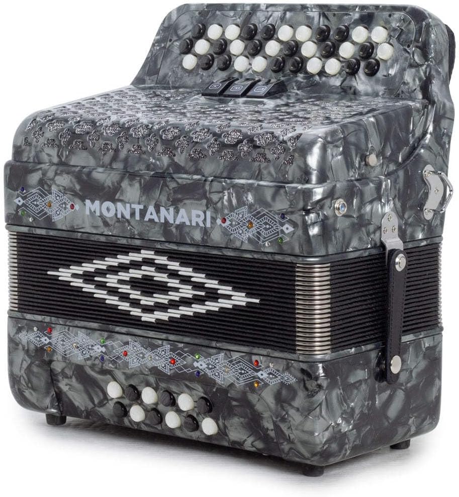 Montanari 3412 3S Accordion EAD Gray