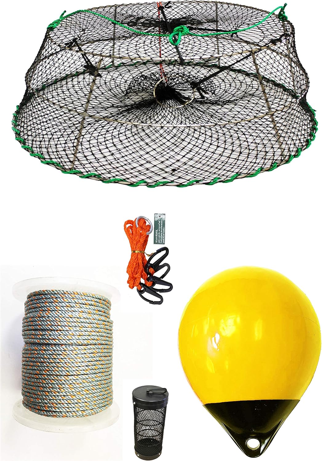 KUFA Sports Tower Style Prawn Trap with Prawn Trap Accessory Combo(CT76+PHL38Y+HA2)