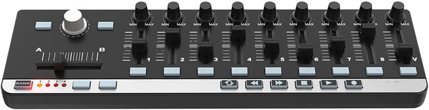 Keyboard Piano Portable Mini USB 9 Slim-Line Control MIDI Controller Electronic Musical Instrument