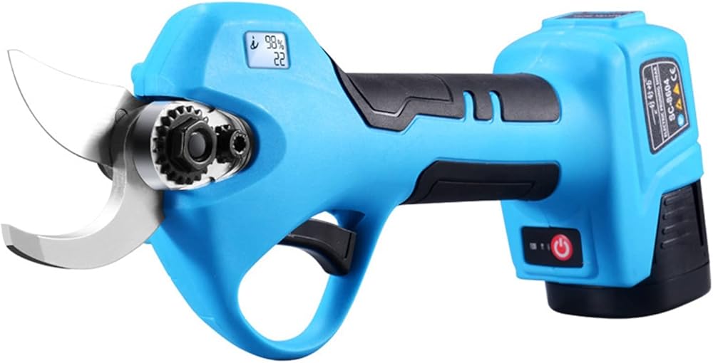 Pruning Shears Electric with 1.1 Inch Cutting Diameter Power Pruner Cordless Rechargeable for Bushes Gardening Branch