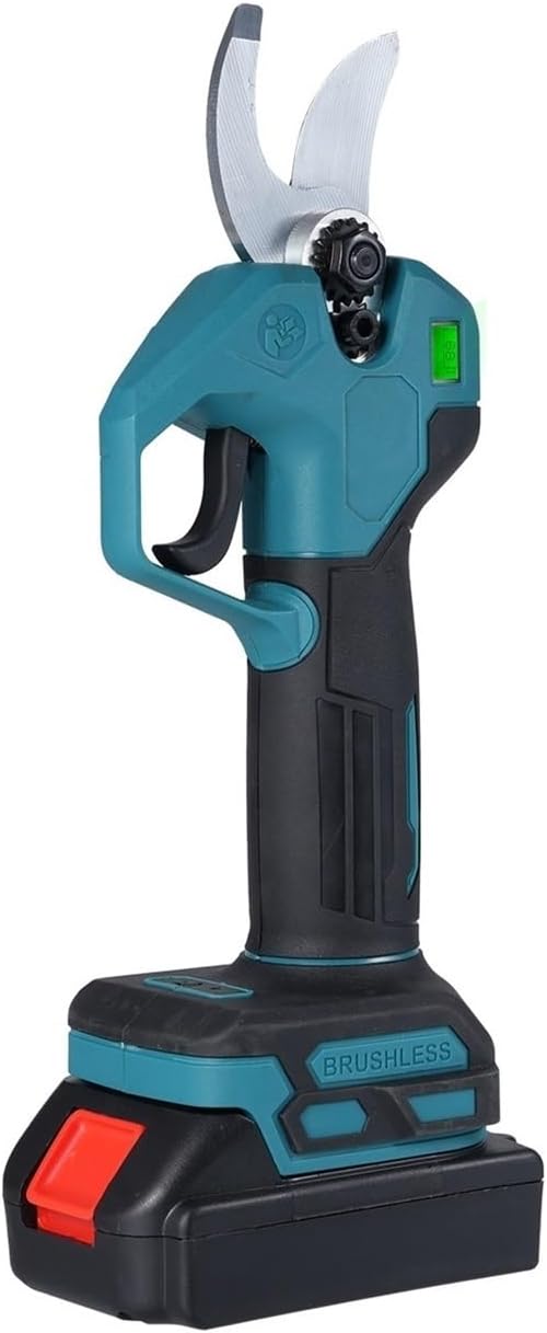 Electric Pruning Shears, Brushless Electric Pruning Shears Portable Pruning Shears with Display 30mm Cutting Diameter,Gardening Tools