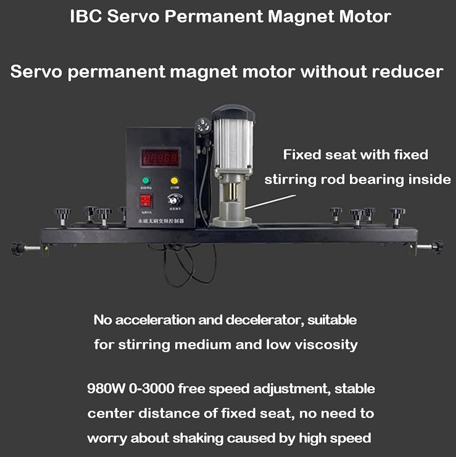 980W Electric Tank Mixer Machine,Pneumatic Bracket Mixer,IBC Air Agitator,Paint Stirring Machine Bracket Air Agitator Paint Mix Tool(