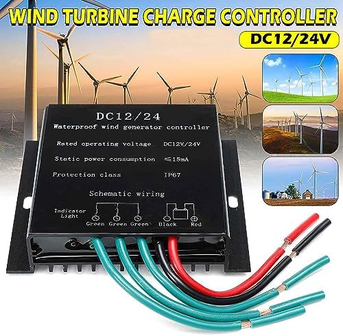 1500W MPPT Wind Turbine Charge Controller - Auto 12V/24V/48V for Lithium Batteries, Solar Panels & Wind Generators - Efficient Power Management Solution